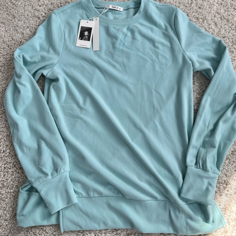 Light Blue Long Sleeve Top